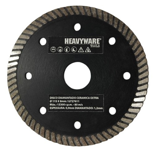 Disco Diamantado Cerâmica 115x8 mm Geral Obra